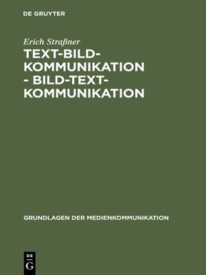 cover image of Text-Bild-Kommunikation--Bild-Text-Kommunikation